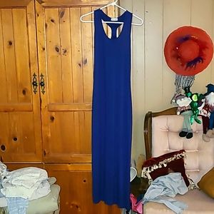 Calvin Klein] Sz M cotton maxi dress,.